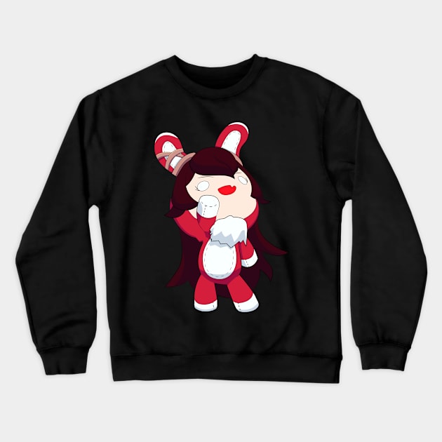 Amber dance doll Crewneck Sweatshirt by MigiDesu